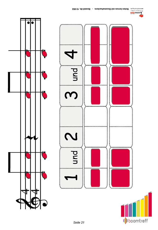 Noten lernen mit Boomwhackers - Seite 21