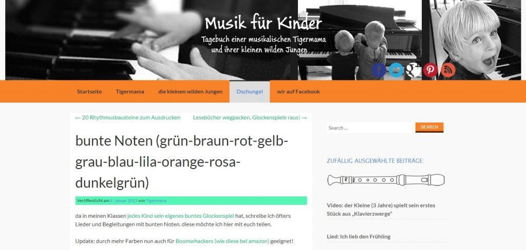 Bunte Noten Vorlagen zum ausdrucken 15